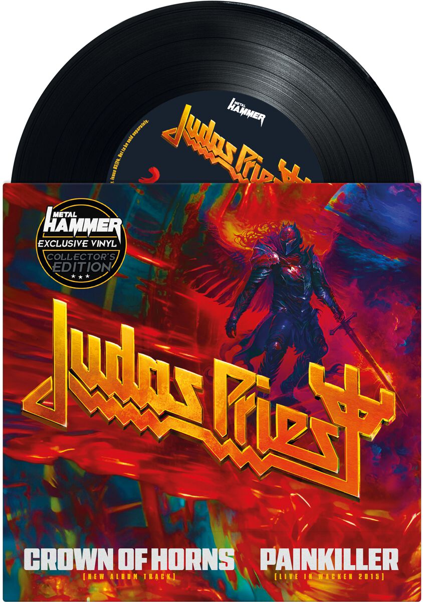 Judas Priest Magazin - Metal Hammer - März 2024 - ink. 7`` Judas Priest Single - multicolor