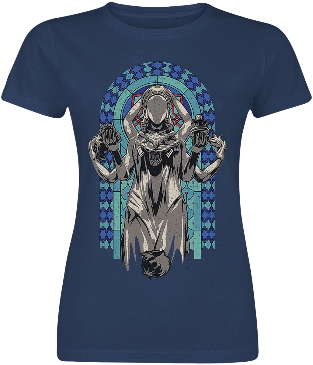 T-Shirt Manches courtes de The Witcher - Statue - S à XXL - pour Femme - bleu