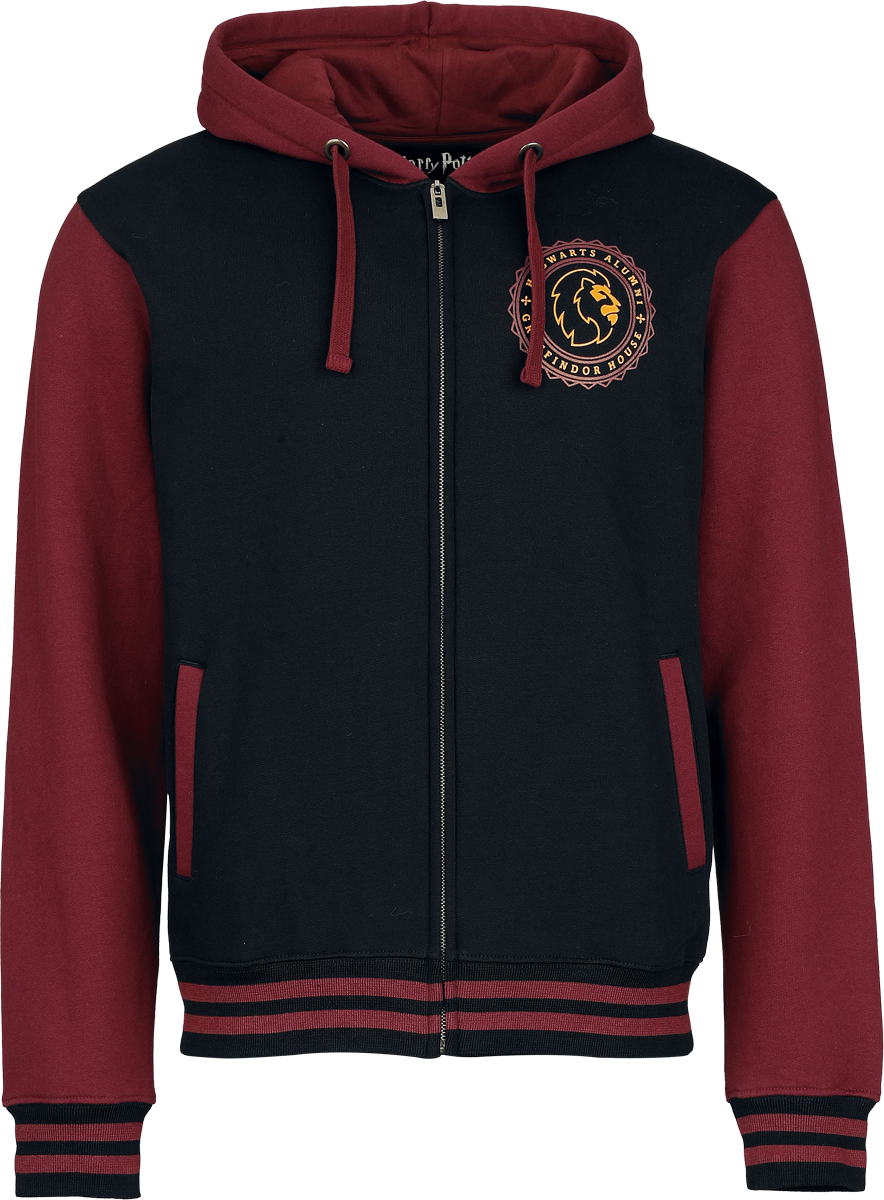 Bluza z kapturem rozpinana  z Harry Potter - Gryffindor - Mężczyźni - wielokolorowy