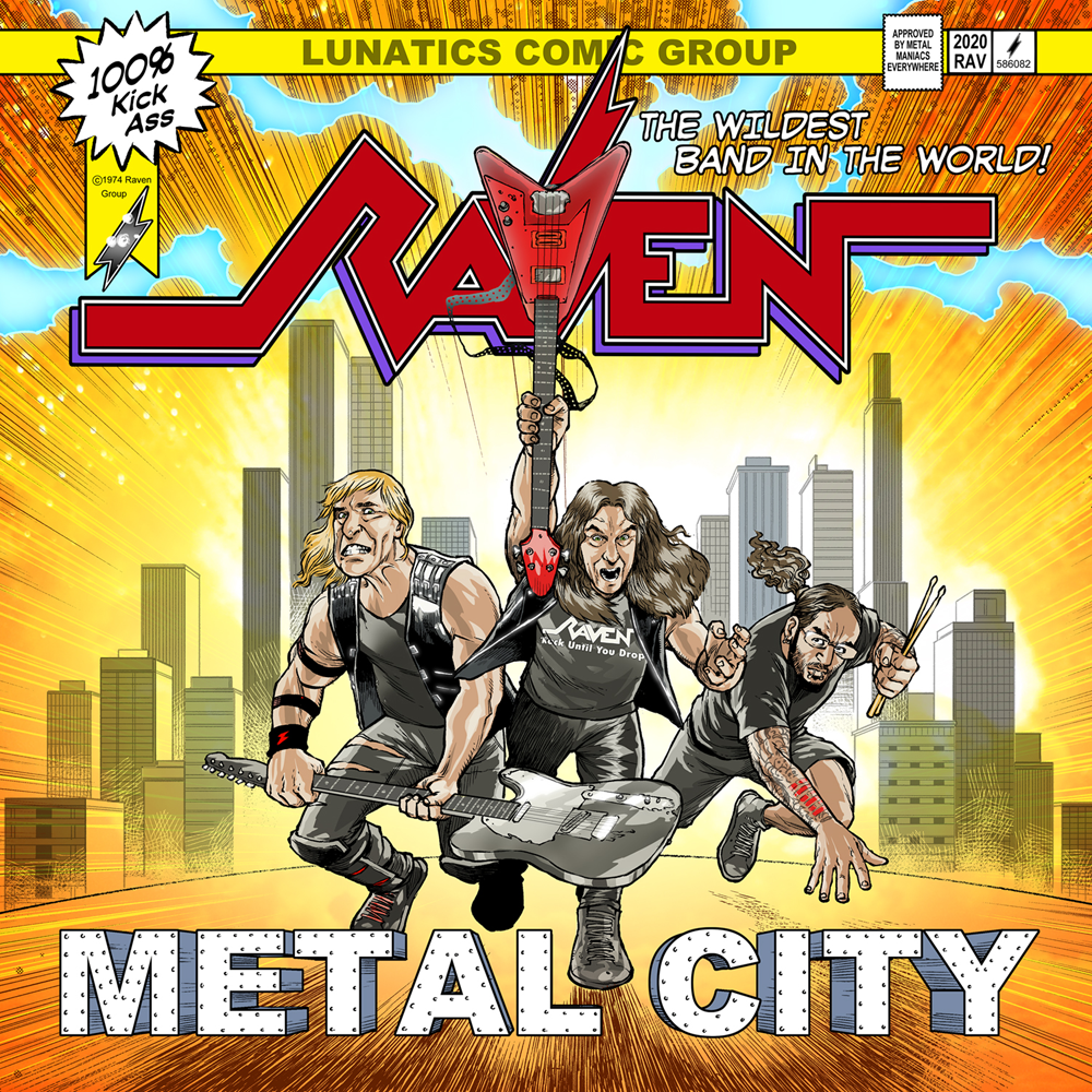 Raven Metal city CD multicolor