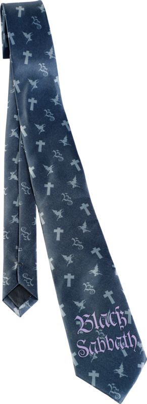 Black Sabbath Cross Krawatte multicolor