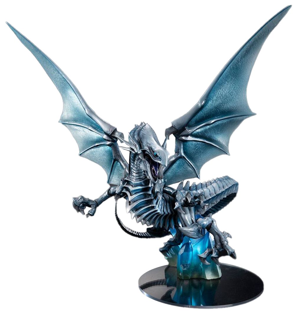 Levně Yu-Gi-Oh! Obrázek Duel Monsters - Blue-Eyes White Dragon (holografická edice) Socha vícebarevný