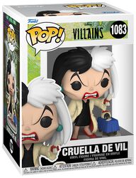 Cruella de Vil Vinyl Figur 1083, Disney Villains, Funko Pop!