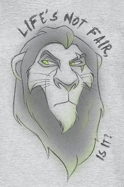 Der König der Löwen Life's Not Fair T-Shirt heather grey