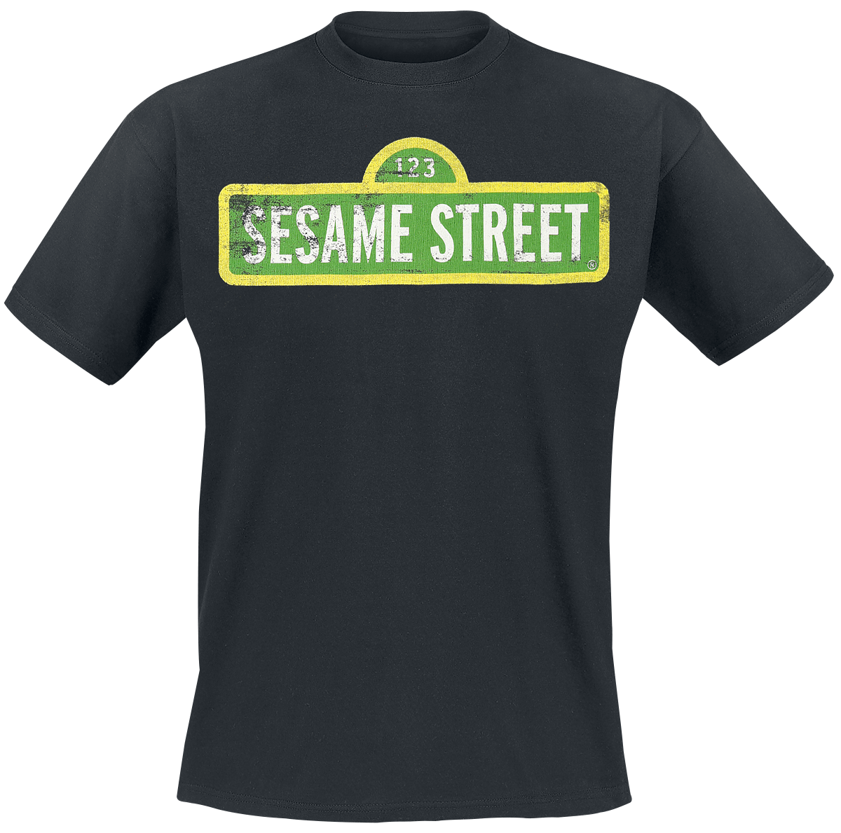 Sesame Street -  - T-Shirt - black image