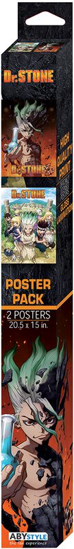 Filme & Serien Serien Group & Artwork - Poster 2er Set Chibi Design | Dr. Stone Poster