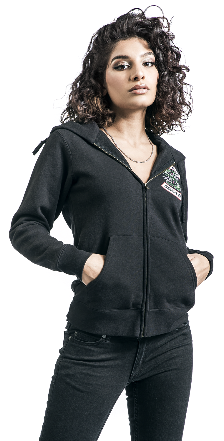 Riverdale Southside Serpents Kapuzenjacke schwarz