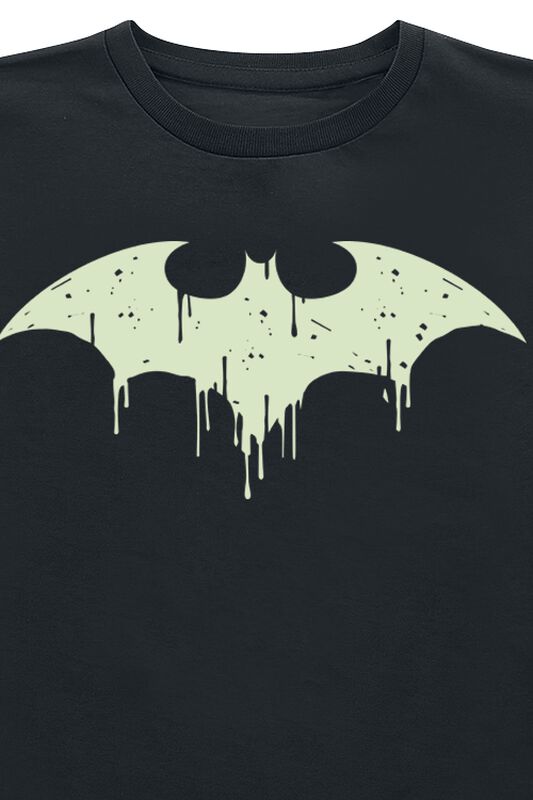 Filme & Serien Nachhaltiges Fan Merch Kids - GITD logo | Batman T-Shirt