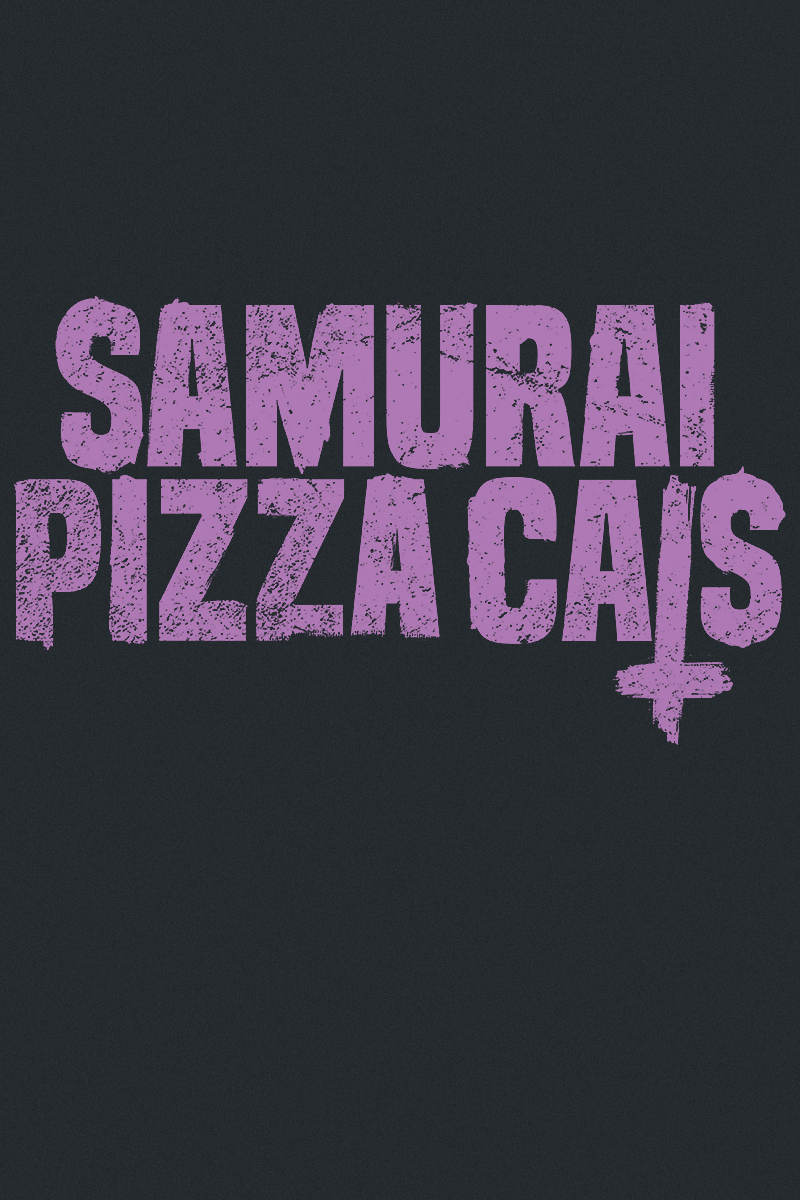 Samurai Pizza Cats FCK Fruits 2 T-Shirt schwarz