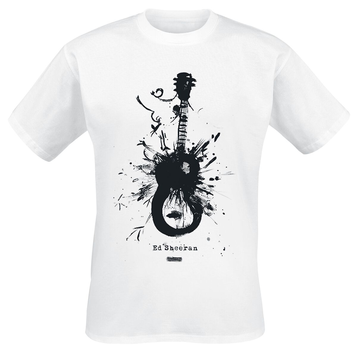 T-Shirt Manches courtes de Ed Sheeran - No Strings Spark - S à XXL - pour Homme - blanc