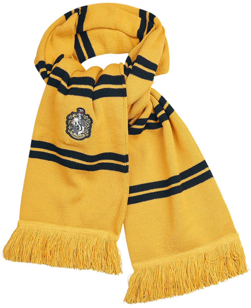 Harry Potter Hufflepuff Schal gelb schwarz