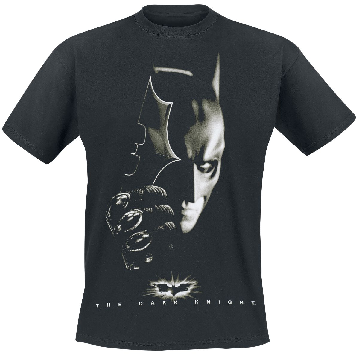 T-shirt  av Batman - The Dark Knight Grey Poster - Herr - svart