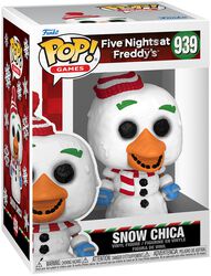 Holiday Snow Chica Vinyl Figur 939, Five Nights At Freddy's, Funko Pop!