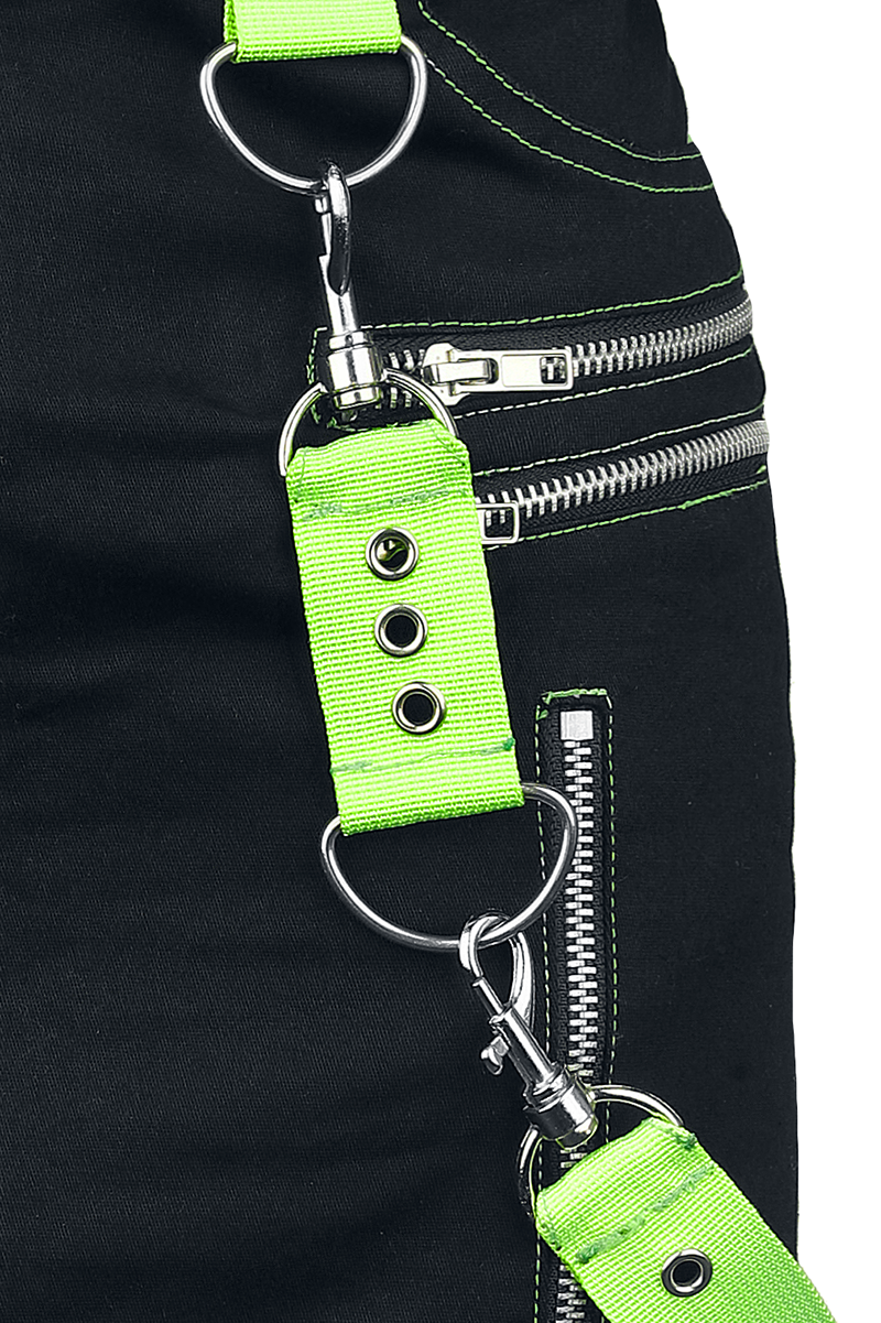 Poizen Industries Shadow Skirt Kurzer Rock schwarz grün