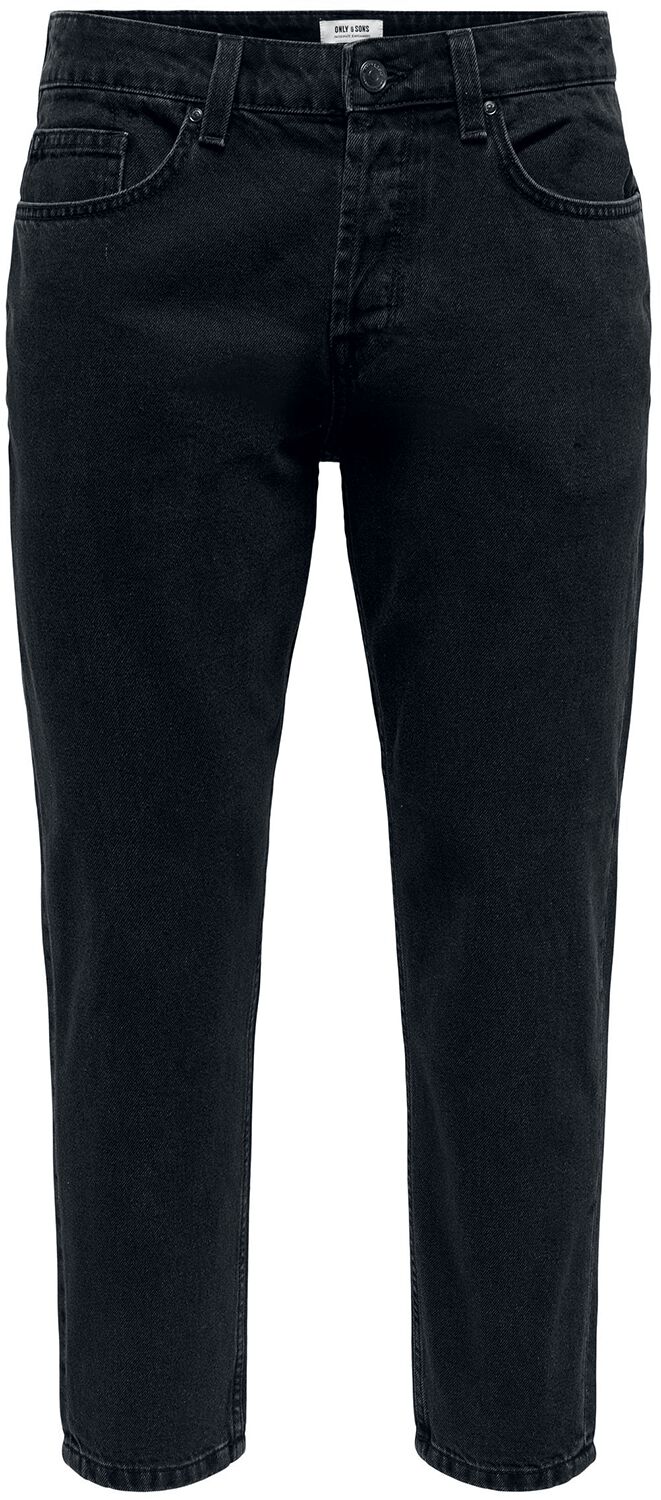 ONLY and SONS ONSAVI beam tap black 2962 jeans Jeans black