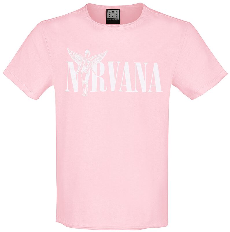 Nirvana T-Shirt - In Utero - S bis XL - für Männer - Größe S - pink  - Lizenziertes Merchandise!