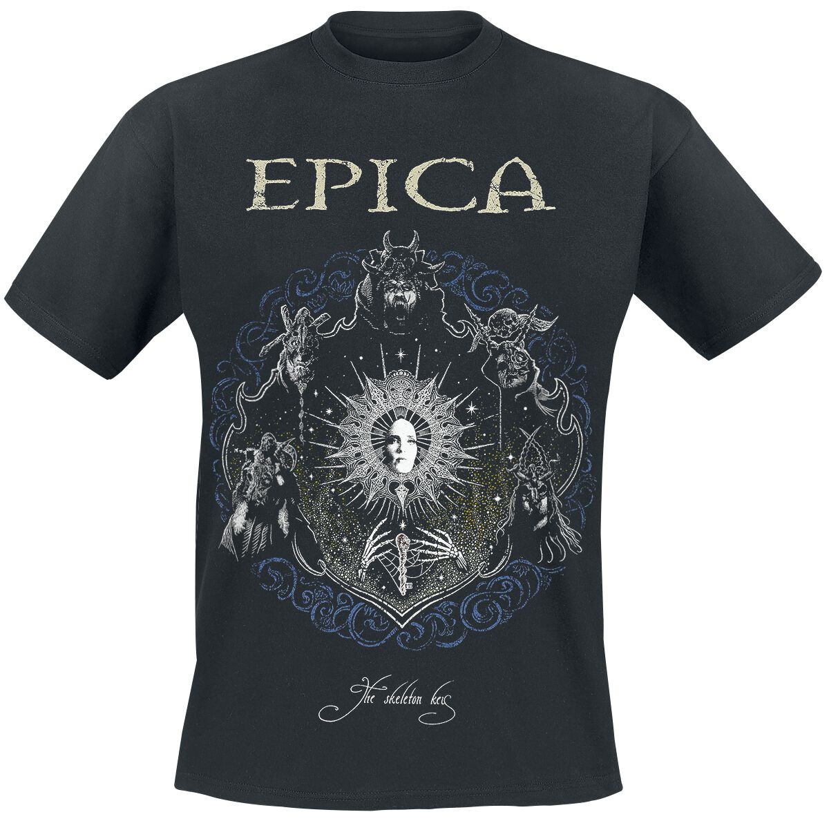 Image of Epica Skeleton Key T-Shirt schwarz