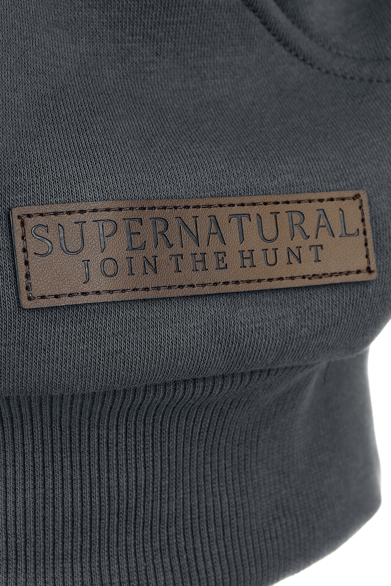 Thumbnail - Supernatural Moons and Salt Circles Kapuzenjacke grau in L