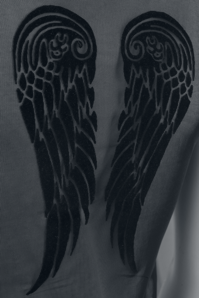 Thumbnail - Vive Maria Fallen Angel T-Shirt schwarz in S