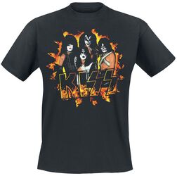 Fire Logo, Kiss, T-Shirt