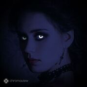 Chromaview White UV Fashionlinse weiß