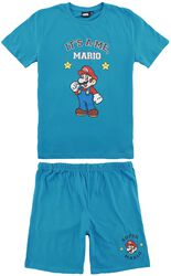 Kids - It's A Me, Mario, Super Mario, Kinder-Pyjama