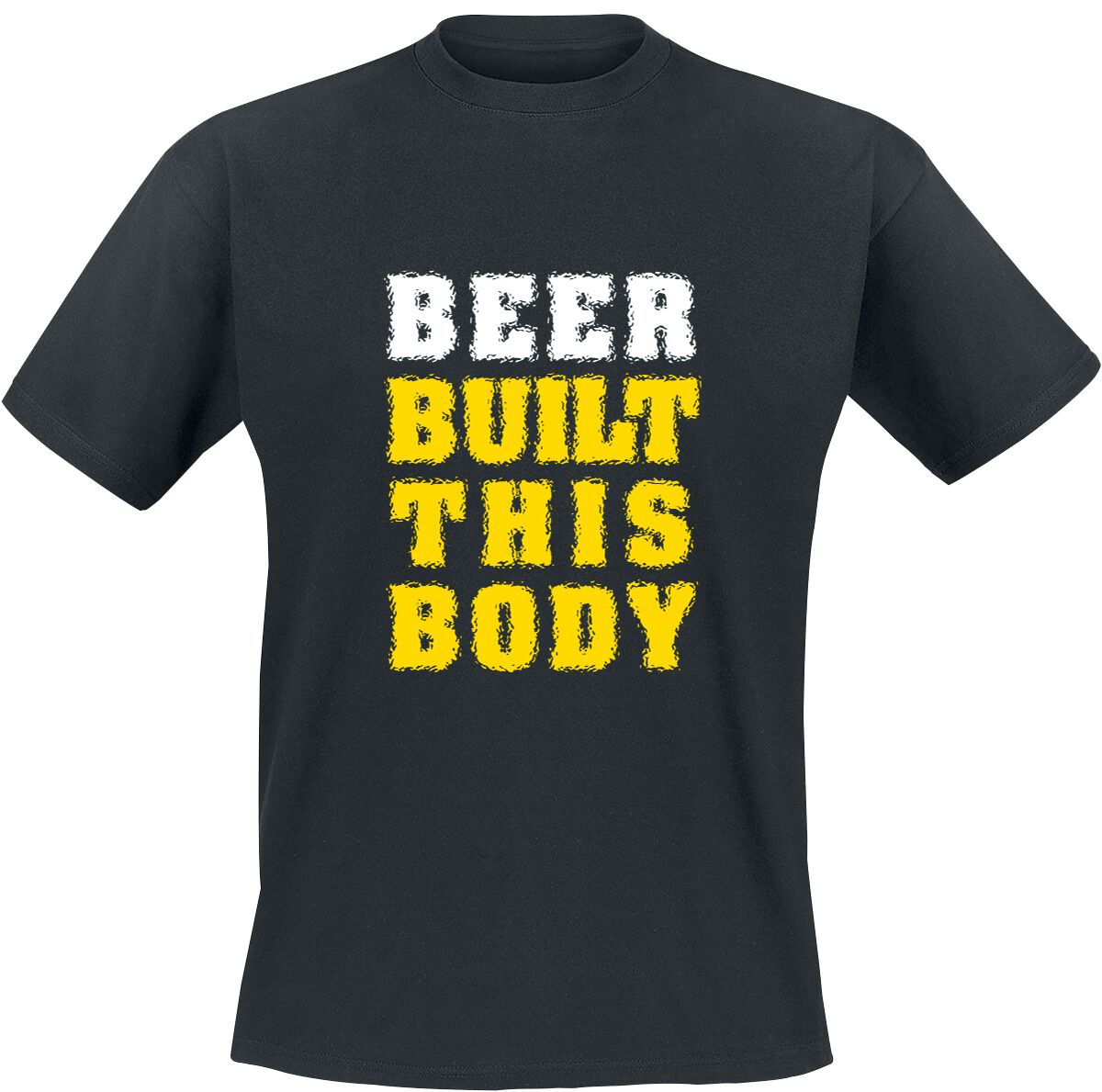 Beer Built This Body T-Shirt schwarz von Alkohol & Party