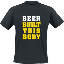 Beer Built This Body, Alkohol & Party, T-Shirt