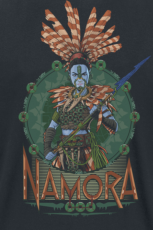 Black Panther - Marvel T-Shirt - Wakanda Forever - Namora - S bis XXL - für Männer - Größe XXL - schwarz  - EMP exklusives Merchandise!