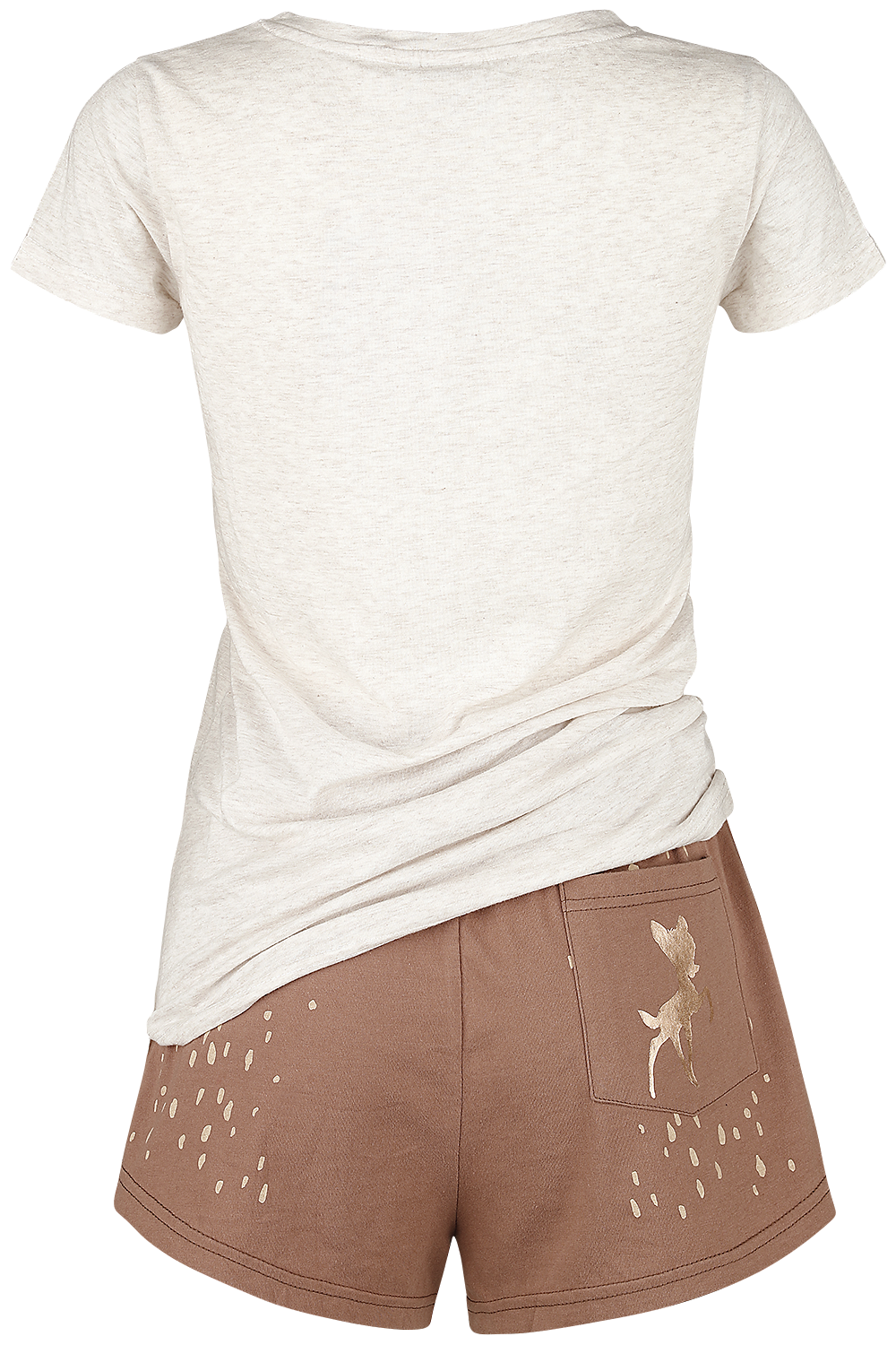 Bambi Daytime Dreaming Schlafanzug braun beige