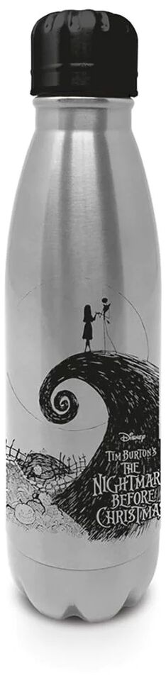 The Nightmare Before Christmas – Disney Trinkflasche – Jack and Sally – schwarz/silberfarben – Lizenzierter Fanartikel The Nightmare Before Christmas – Disney Trinkflasche – Jack and Sally – schwarz/silberfarben – Lizenzierter Fanartikel