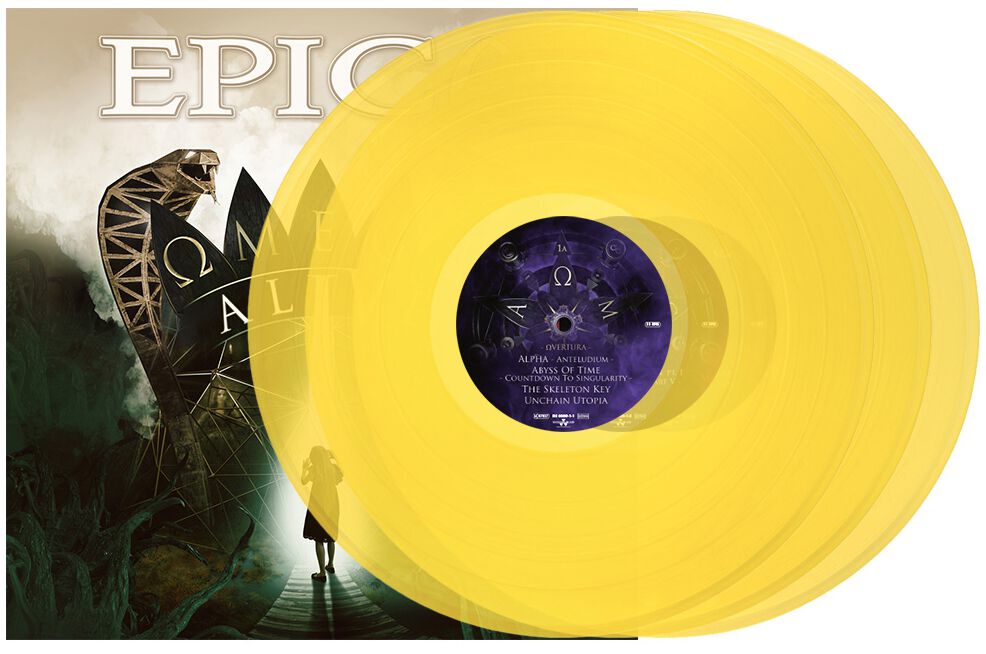 Image of Epica Omega Alive 3-LP gelb