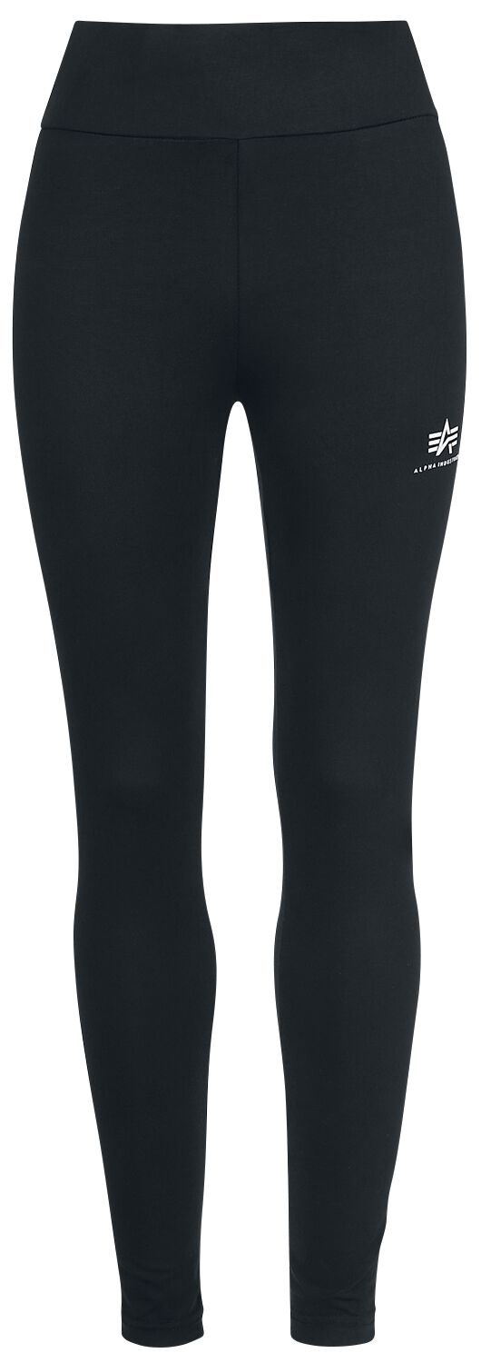 Legging de Alpha Industries - Basic Leggings SL Wmn - XS à XL - pour Femme - noir