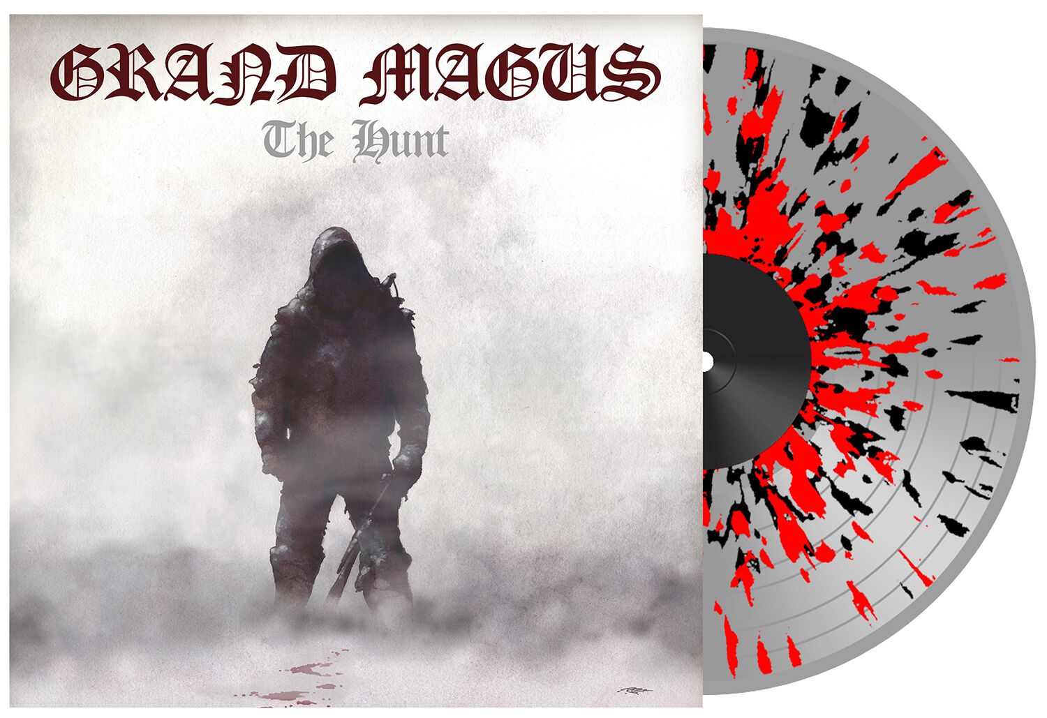The hunt LP splattered von Grand Magus