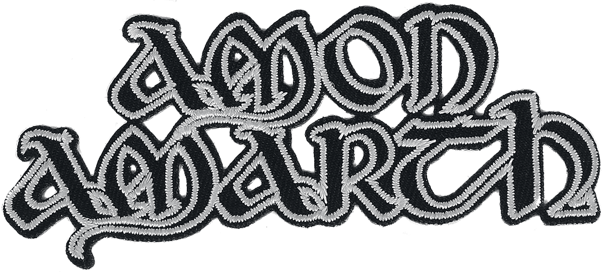 Amon Amarth - Cut-Out Logo - Patch - schwarz - EMP Exklusiv!