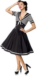 Swing-Kleid im Marinelook, Belsira, Mittellanges Kleid