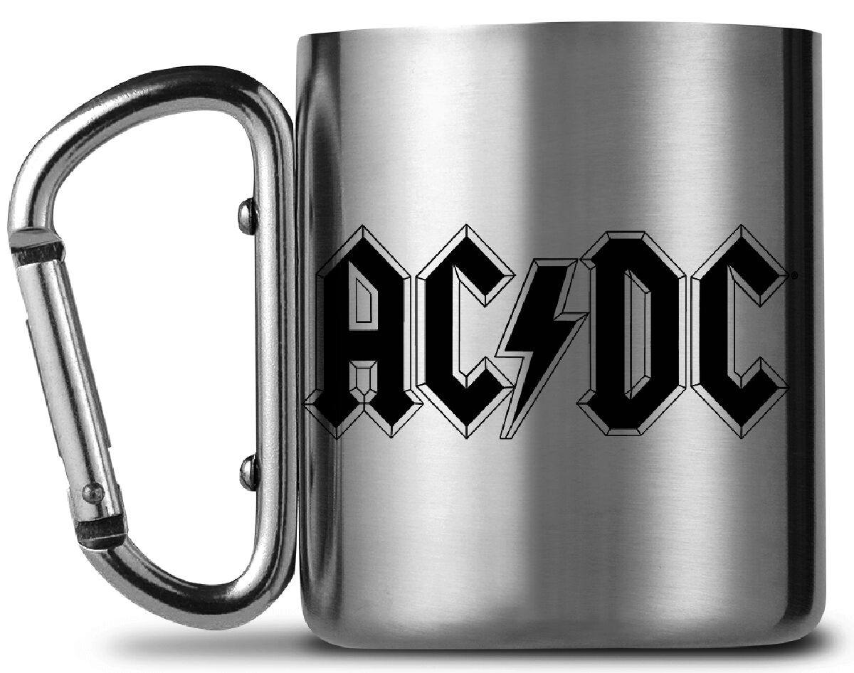 Mug de AC/DC - Tasse mit Karabinerhaken - pour Unisexe - couleur argent
