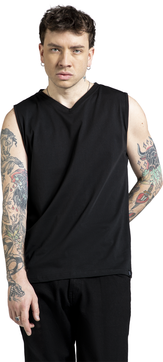 Thumbnail - RED by EMP Double Pack Tank-Tops Tank-Top schwarz dunkelgrau in XL