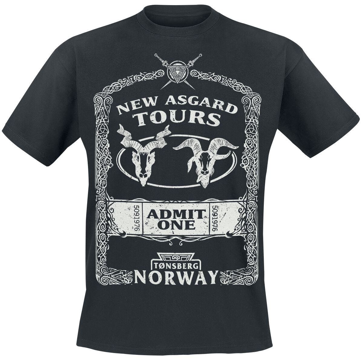 Thor Love And Thunder - New Asgard Tours T-Shirt black