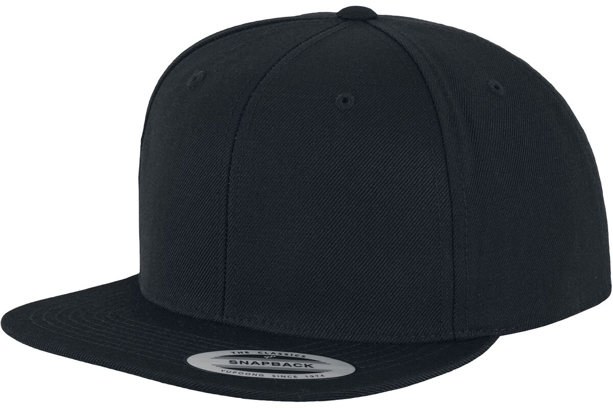 Image of Cappello di Flexfit - Organic Cotton Snapback - Unisex - nero