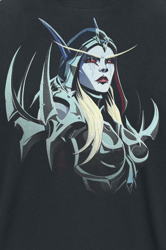 World Of Warcraft - Gaming T-Shirt - Shadowlands - Banshee Queen - S bis L - für Männer - Größe S - schwarz