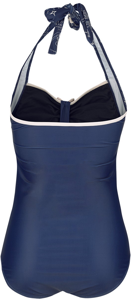 Harry Potter Marauder's map Badeanzug dunkelblau