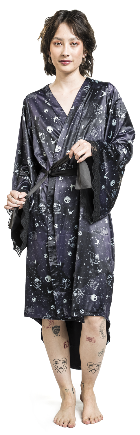 The Nightmare Before Christmas Allover Print Bademantel allover