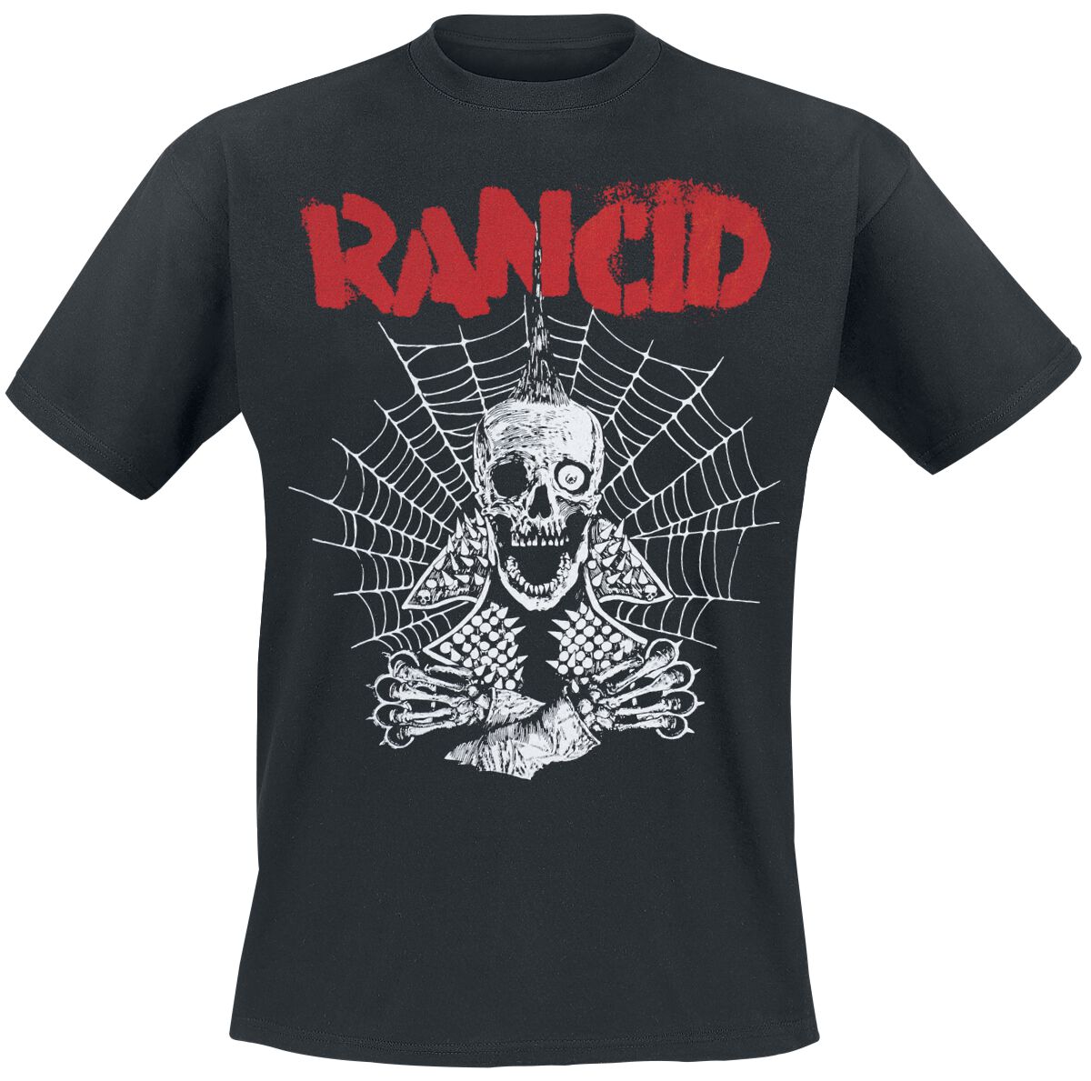 T-Shirt - Spiderweb - S bis XXL - für Männer - Größe S - schwarz - Lizenziertes Merchandise! - Männer - male