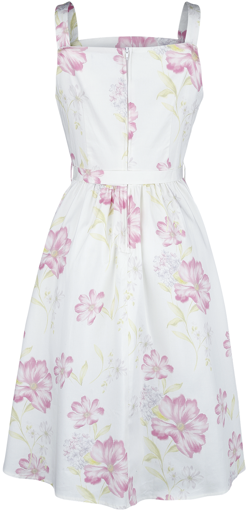 H&R London Carly Floral Swing Dress Mittellanges Kleid multicolor