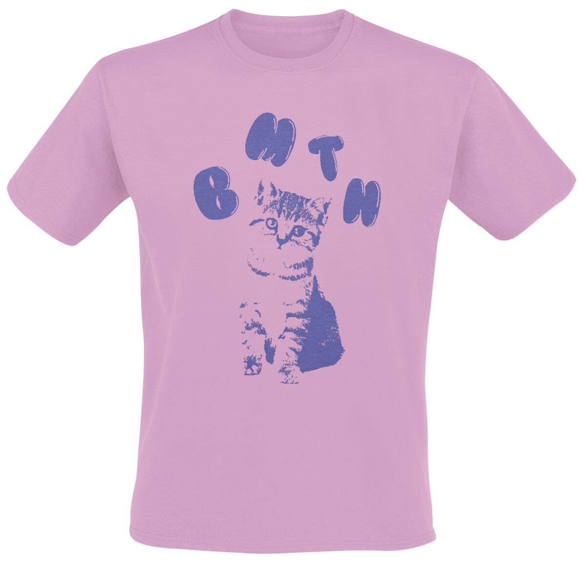 Bring Me The Horizon Kitten T Shirt pink  - Onlineshop EMP