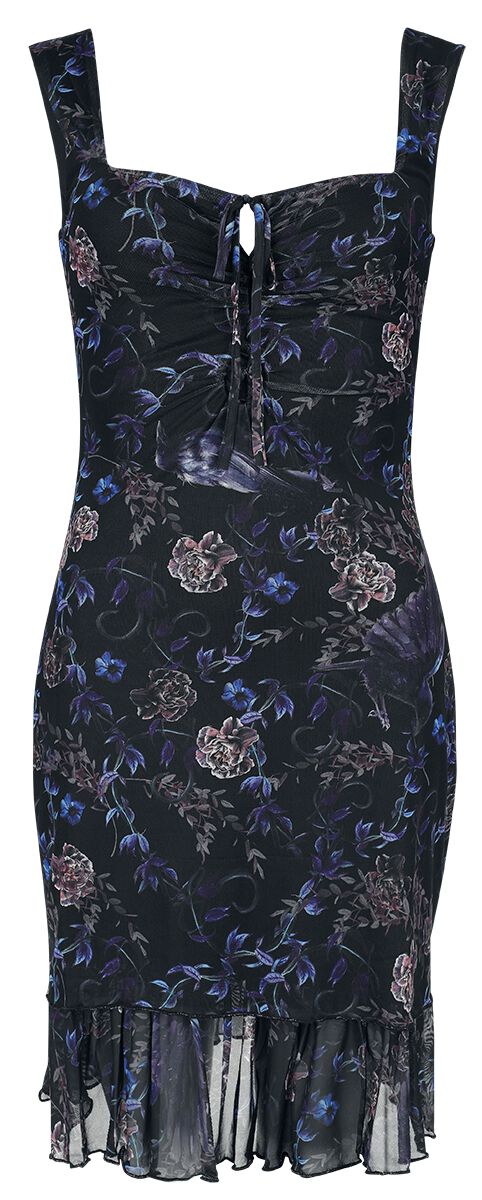 Jawbreaker Kurzes Kleid - Purple Night Crows Mini Dress - XS bis XXL - für Damen - Größe M - multicolor