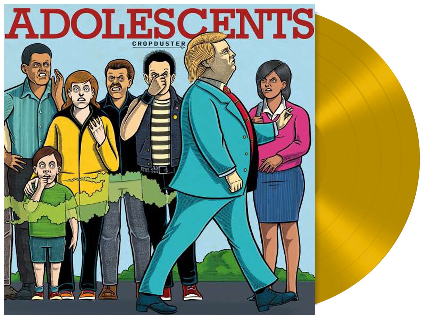 Adolescents Cropduster LP gold coloured