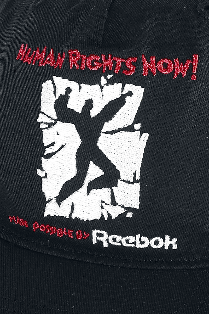 Reebok Human Rights Now Cap Cap schwarz