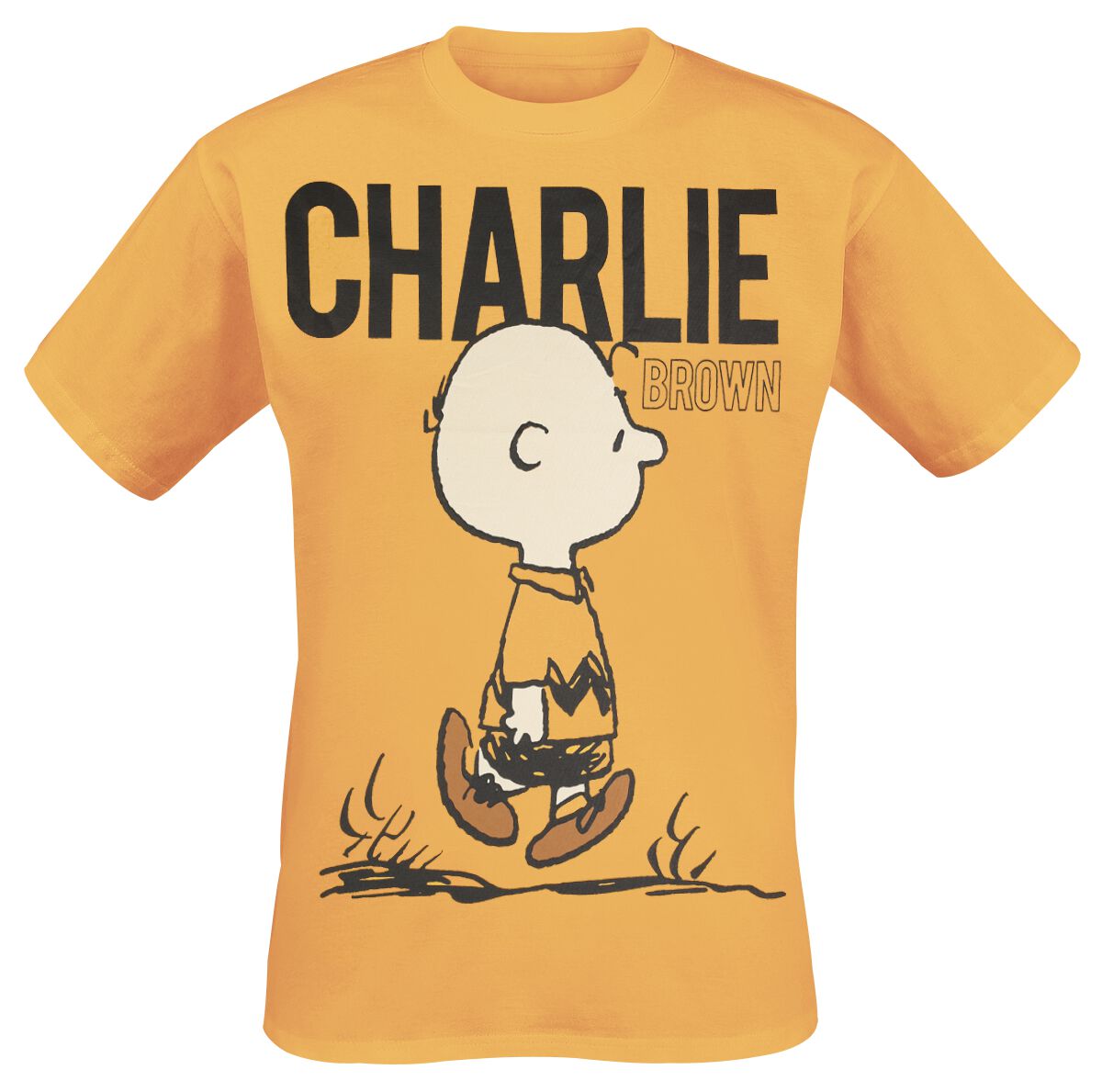 Peanuts Charlie Brown T-Shirt gelb MEPEANUTS030